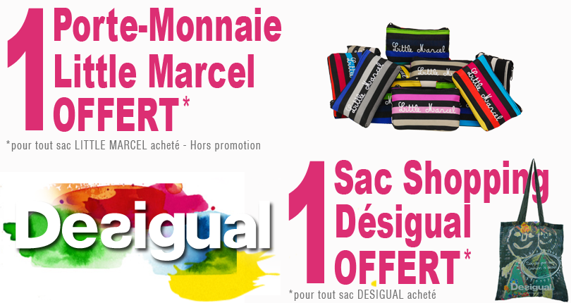 Sac � main D�sigual, Porte-monnaie Little Marcel OFFERTS