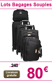 Lot Valises Souples petits prix