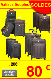 Lot Valises Souples 80 euros