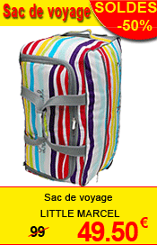 Sac de voyage Little Marcel 49.5 euros